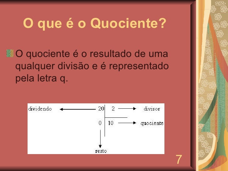 Quociente Racional E Quociente Da Divisão Inteira