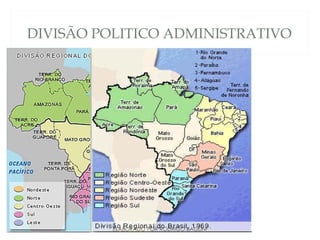 DIVISÃO POLITICO ADMINISTRATIVO
ELABORADO POR RODRIGO BAGLINI
 