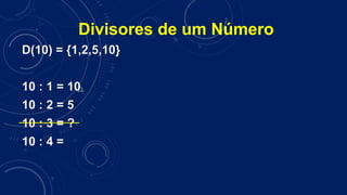 Entendendo Divisores de Números Naturais: Conceitos e Exemplos Práticos ...