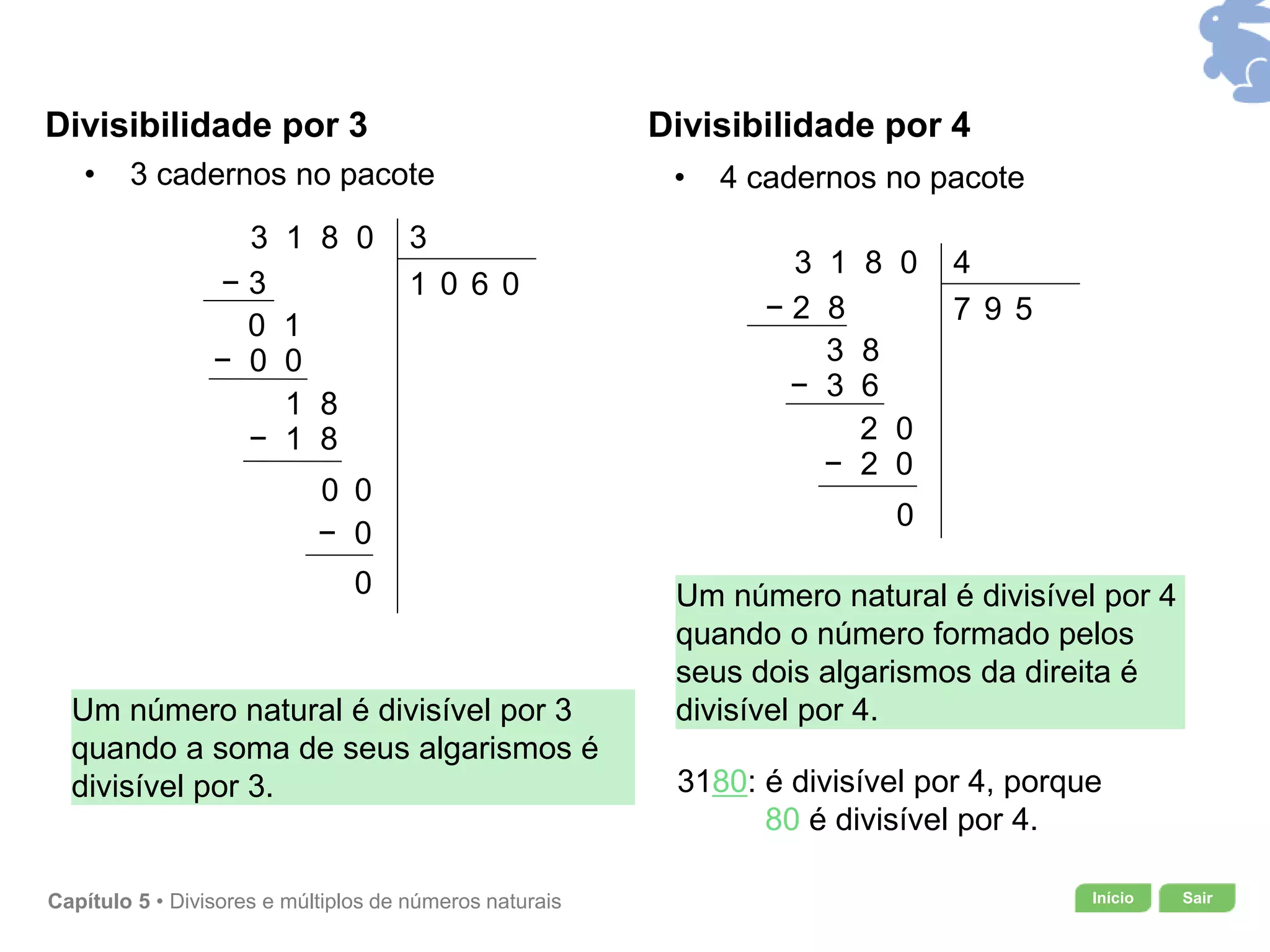 Divisores e múltiplos de números naturais | PPT