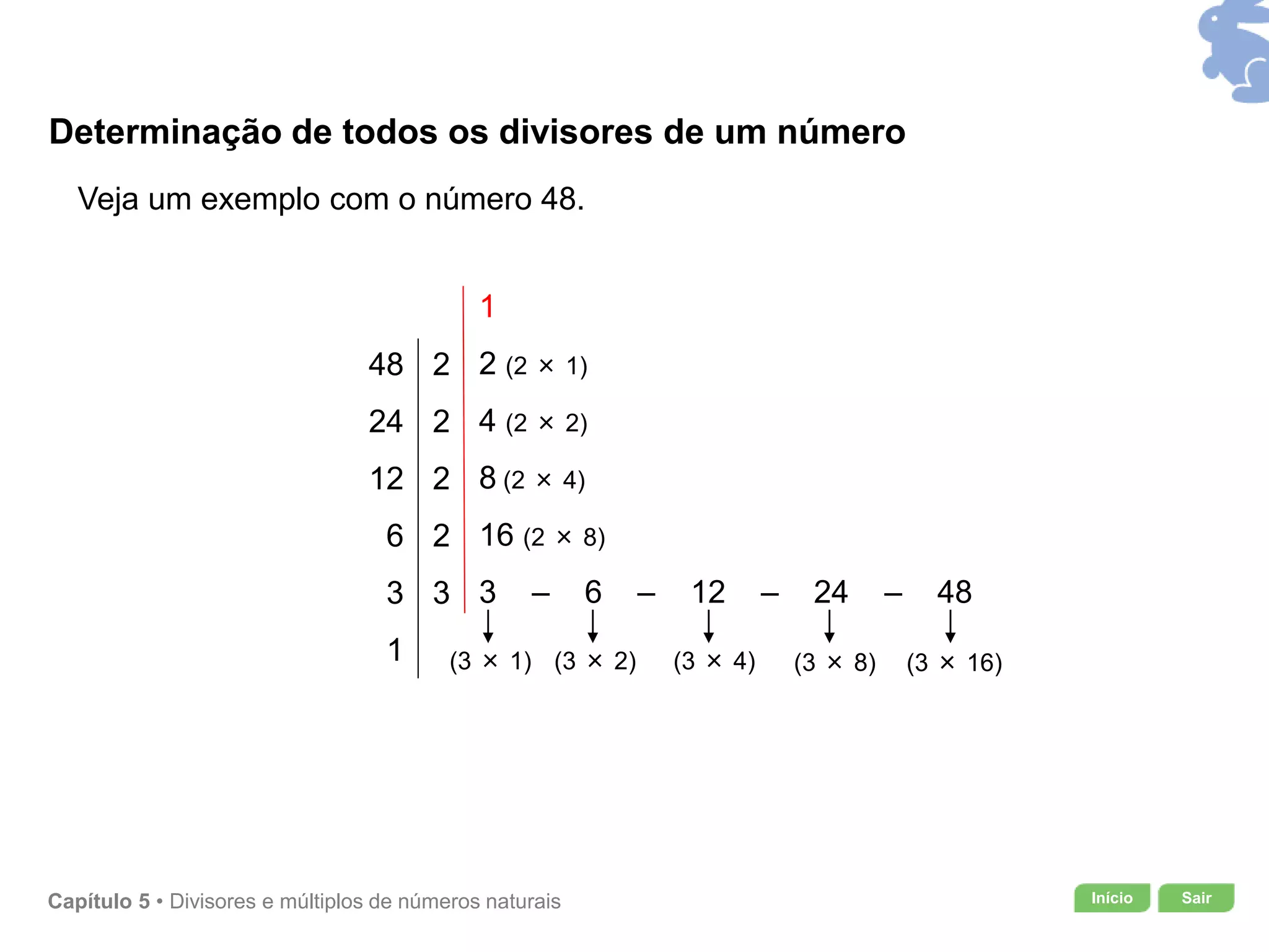 Divisores e múltiplos de números naturais | PPT
