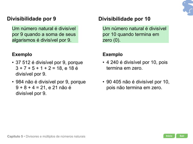 Divisores e múltiplos de números naturais | PPT