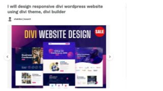 Divi WordPress website design 