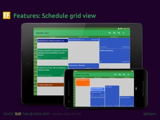 @tbsprs
DiVOC Talk @ 03.04.2021 - version 2021-04-03
Features: Schedule grid view
 