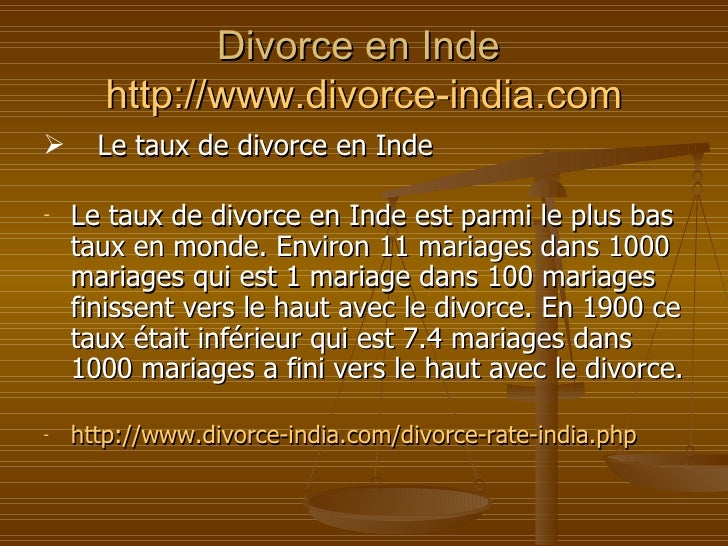 Divorce En Inde
