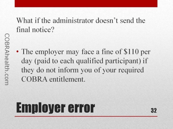 Divorce COBRA planning after being dropped from your