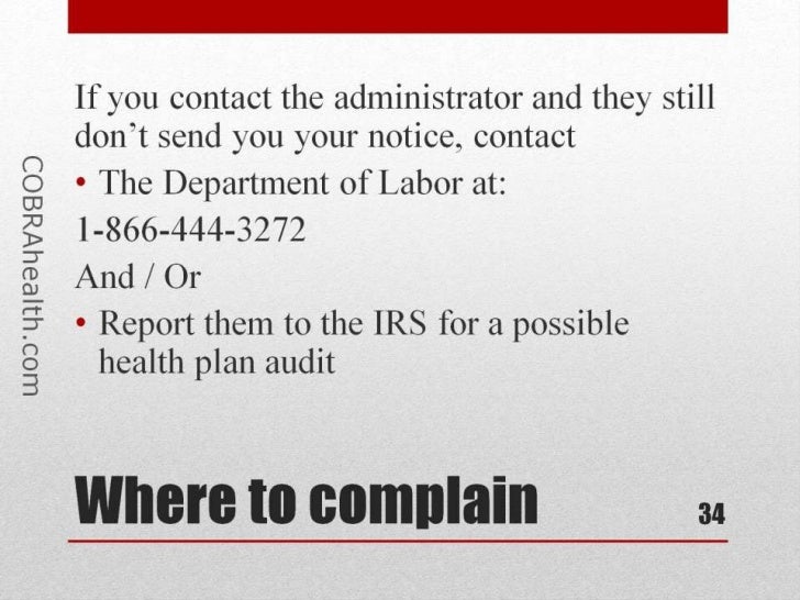 Divorce COBRA planning after being dropped from your