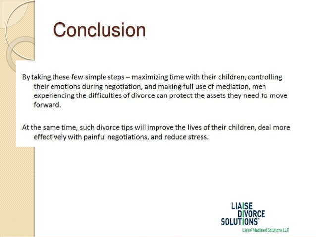 Divorce essay conclusion