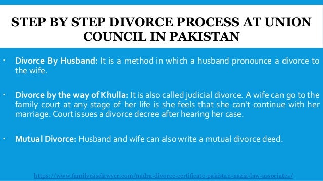  Divorce  certificate in pakistan 