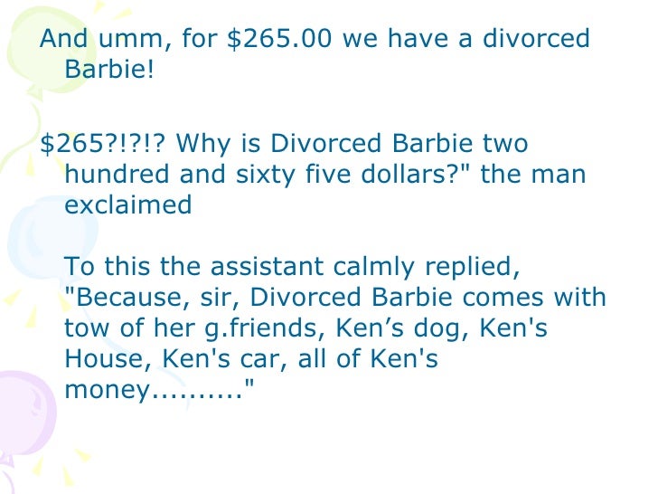 Divorced Barbie