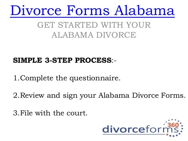Divorce Forms Alabama