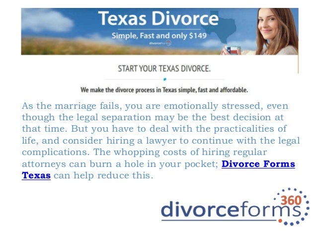 Divorce forms Texas