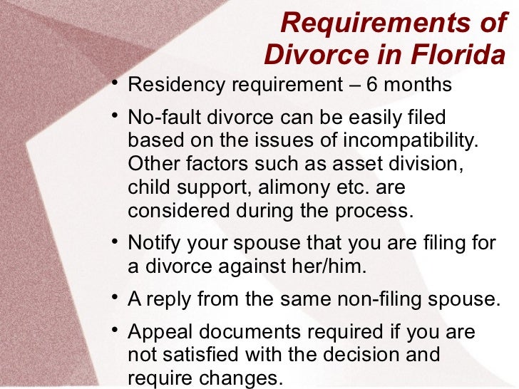 Divorce In Florida