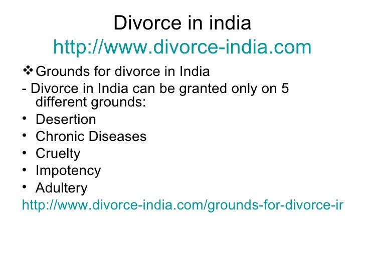 Divorce In India