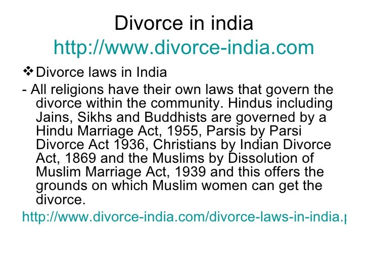 Divorce In India