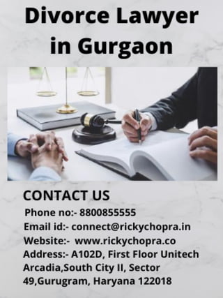 Divorce lawyer in Gurgaon