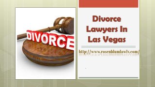Divorce Lawyers In Las Vegas