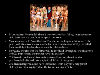 Religion and Divorce 25% of Mainline protestants29% of Baptists24% of Mormons21% of Lutherans21% of CatholicsHave been divorced“Most people in society do what they want regardless of their faith in God.” – Diane Medved