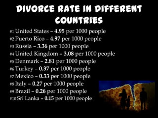 Children divorcing as well somedayMaybe what causes kids to be dysfunctional after a divorce is because of what they were exposed to before the divorce.The environment sets a bad premise for future relationshipsWill these people ever go on to have normal relationships?