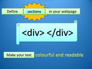 Div Tag Tutorial | PPTX