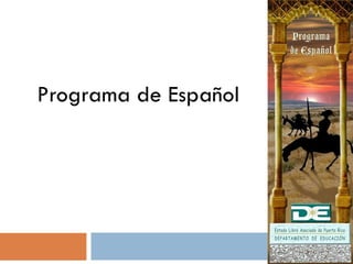 Programa de Español   