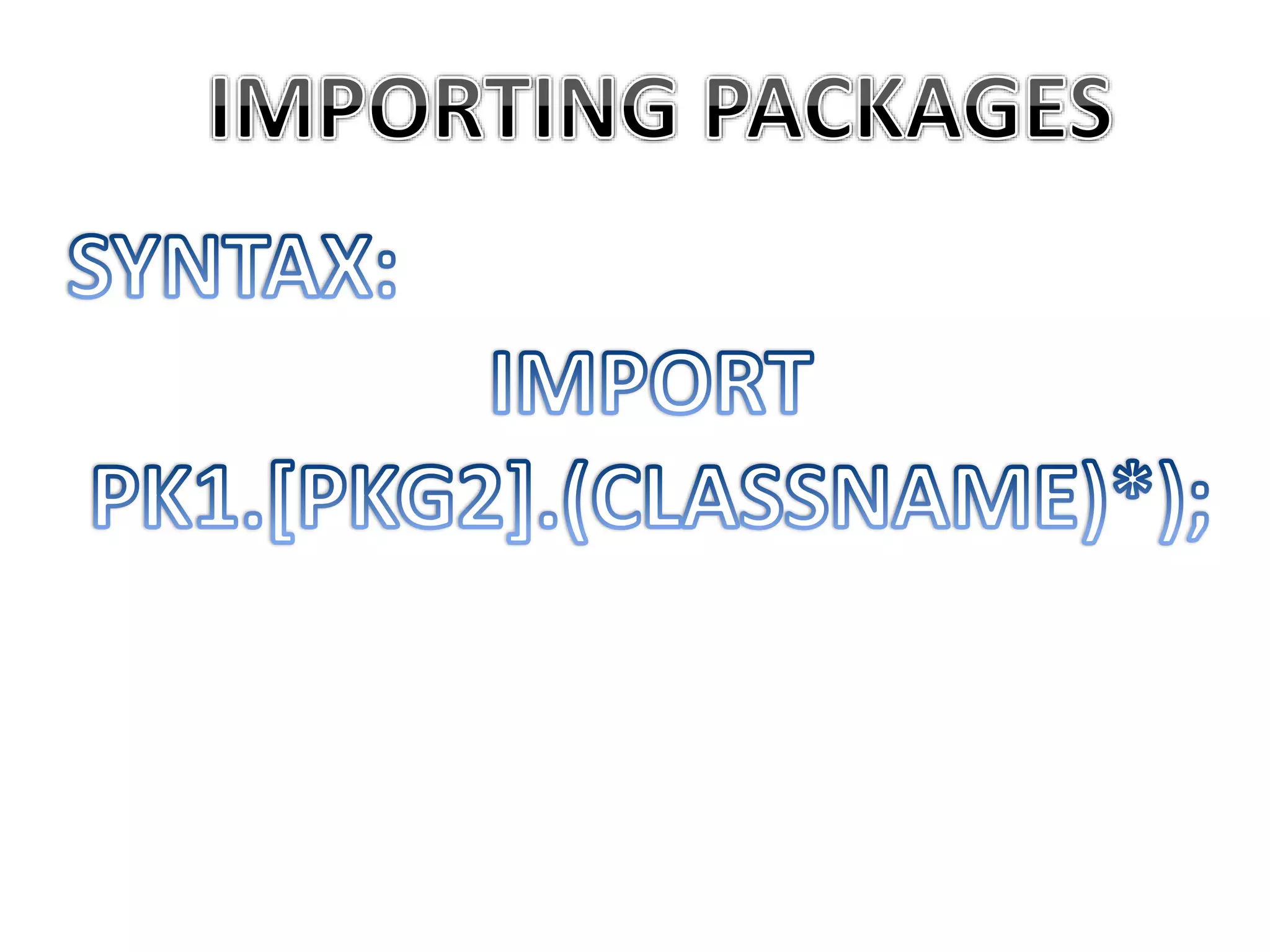 java packages and its types with example | PPT
