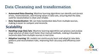 Data Reconciliation Made Easy: The Power of Machine Learning | PPTX