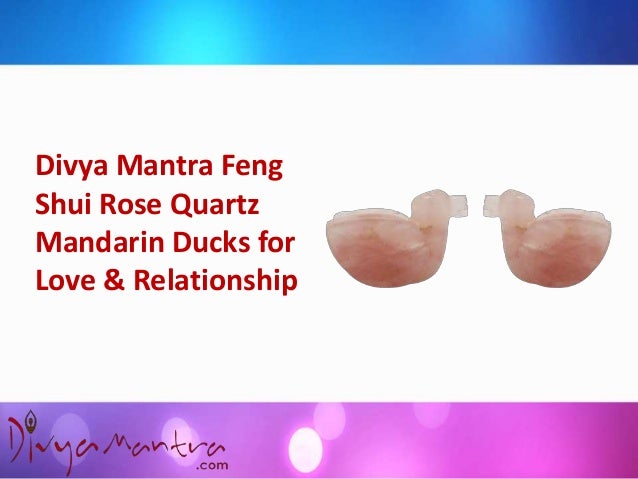 Feng Shui Rose Quartz Mandarin Ducks For Love Luck Bedroom