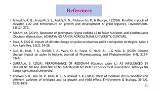 Resource conservation technologies for enhancing water productivity | PPTX