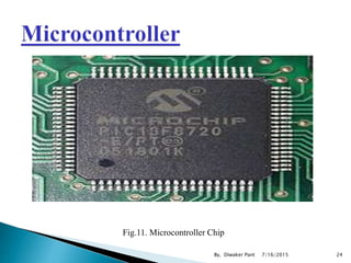 Fig.11. Microcontroller Chip
7/16/2015 24By, Diwaker Pant
 