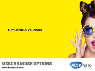 Gift Cards & Vouchers
 
