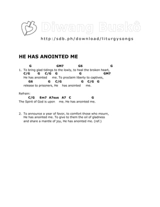 Shepherd Me O God Guitar Chords