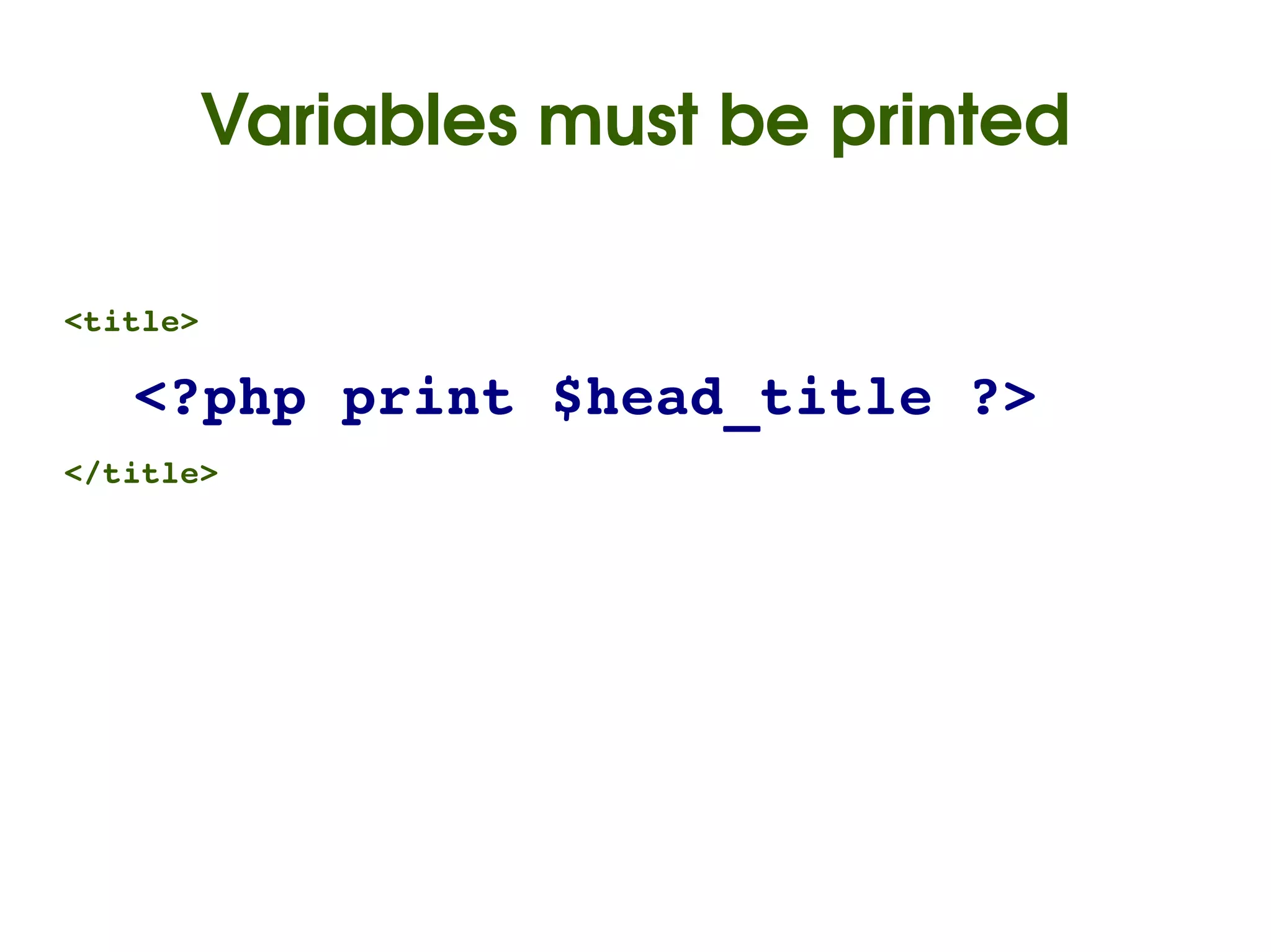 Variables must be printed

<title>

  <?php print $head_title ?>
</title>




                       
 