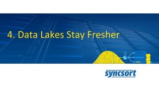 4. Data Lakes Stay Fresher
 
