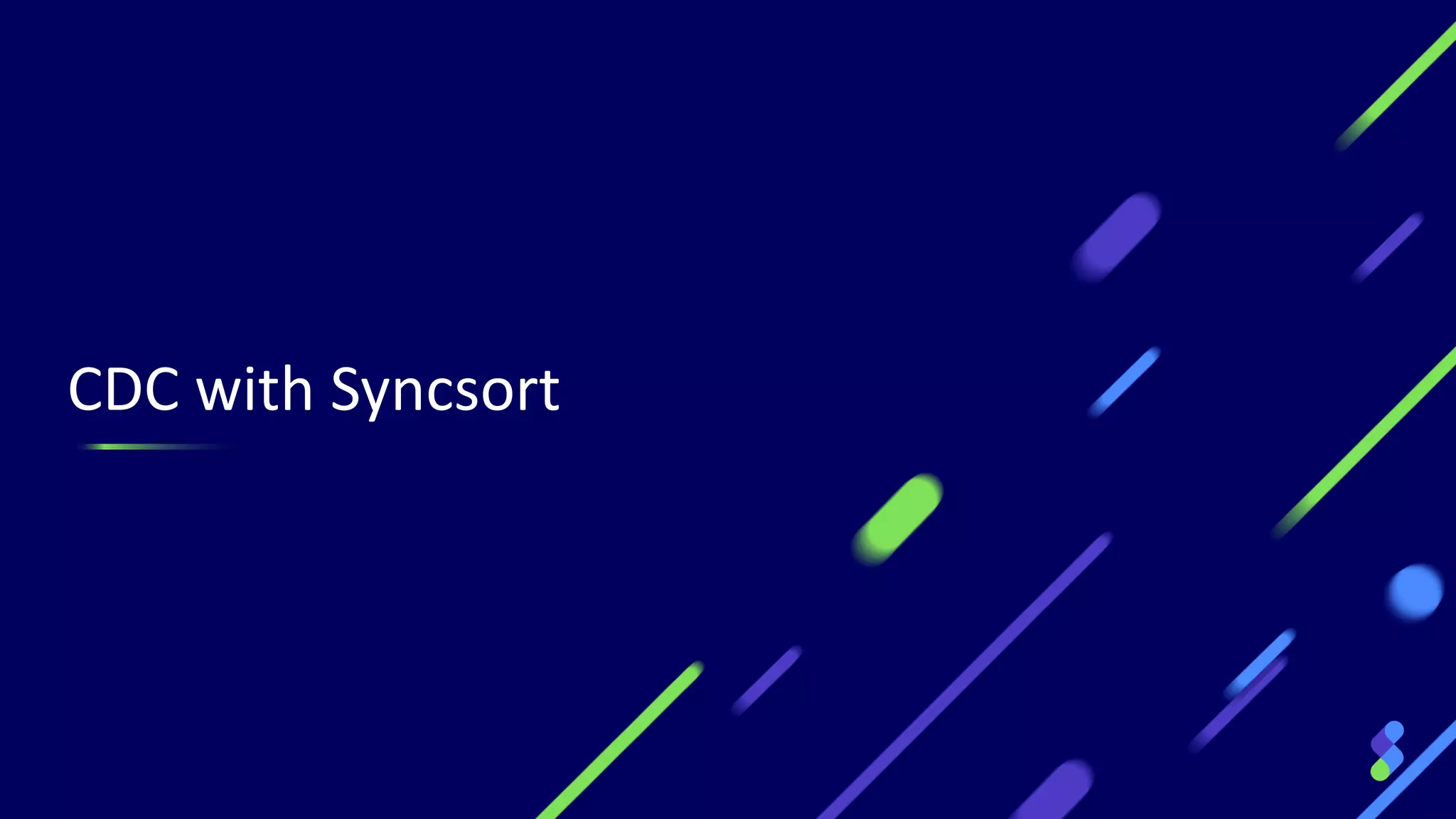 CDC with Syncsort
 