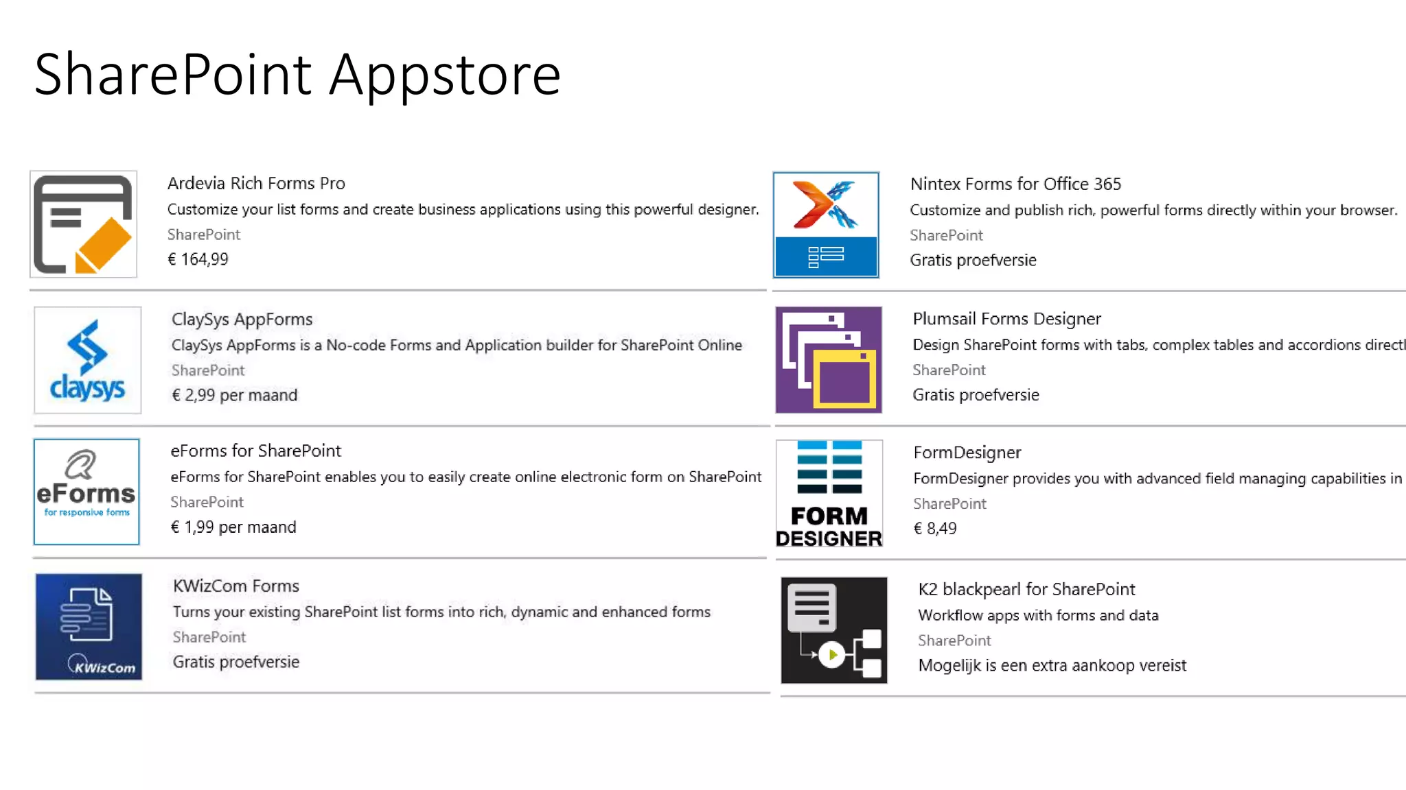 SharePoint Appstore
 