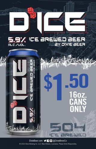 Dixie Beer Packaging Design