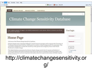 http://climatechangesensitivity.or
g/
 