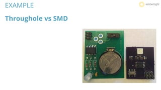 EXAMPLE
Throughole vs SMD
 