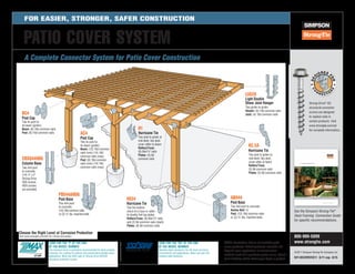Simpson Strongtie Deck and Patio System