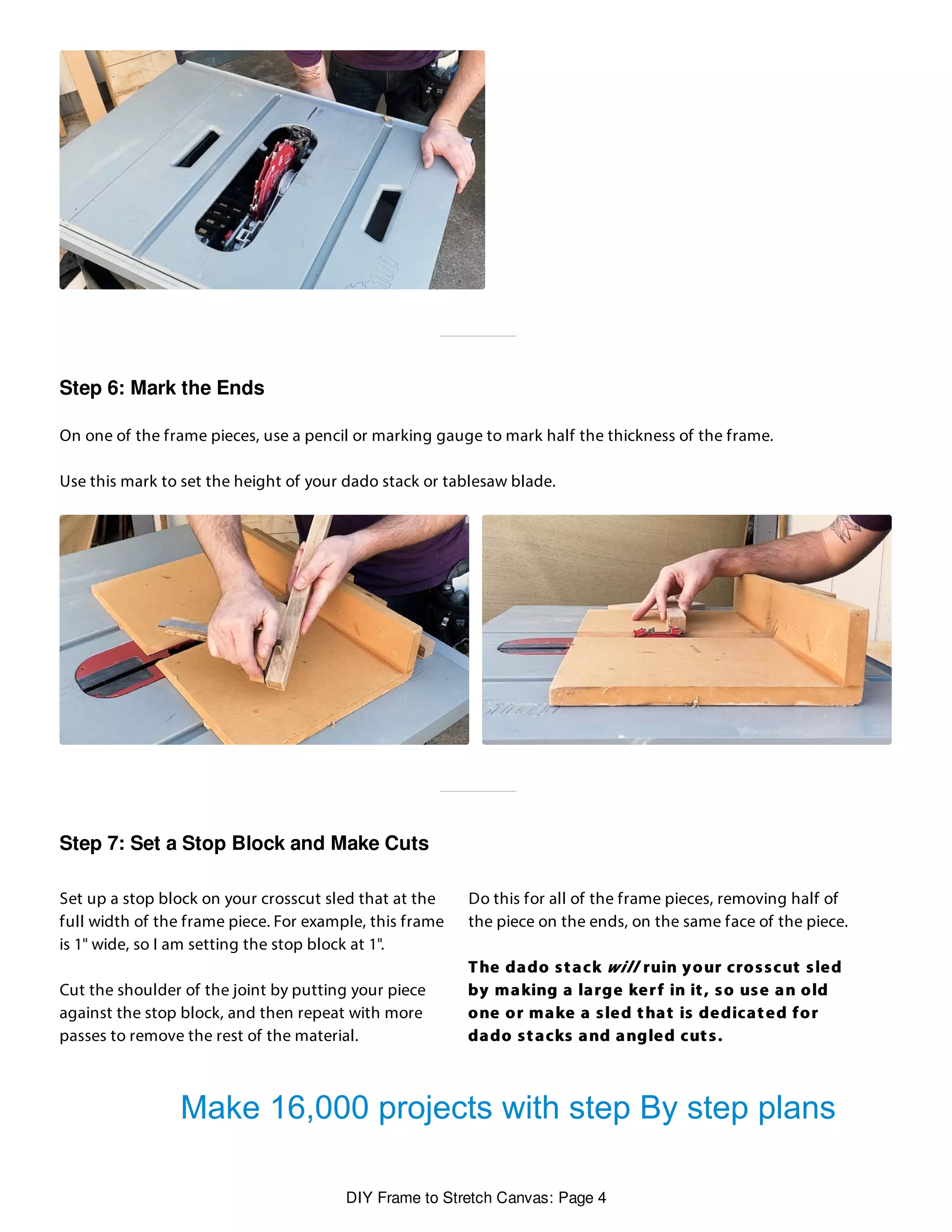 Diy frame to stretch canvas