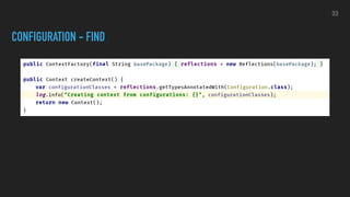 CONFIGURATION - FIND
33
 
