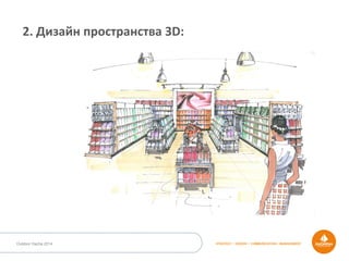 STRATEGY • DESIGN • COMMUNICATION • MANAGEMENTOutdoor Dacha 2014
2.	
  Дизайн	
  пространства	
  3D:	
  
 