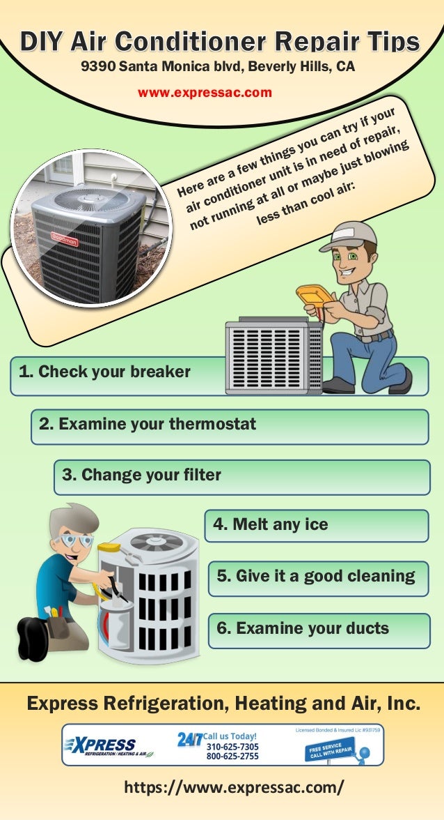 Diy air conditioner repair tips