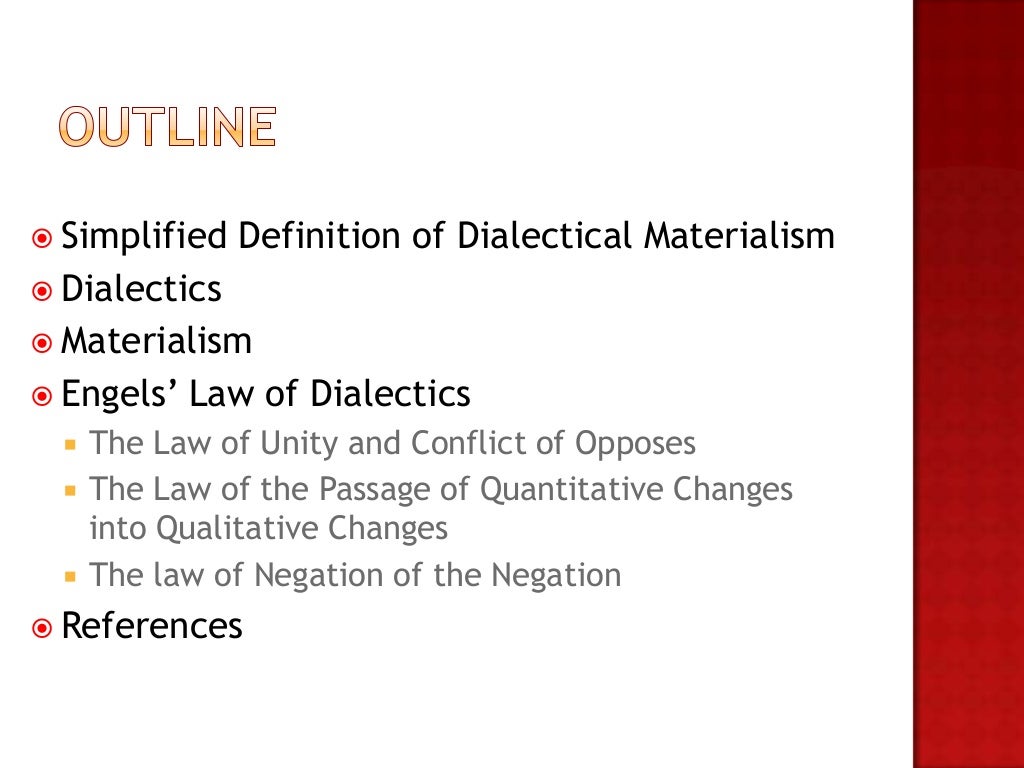 Dialectical Materialism