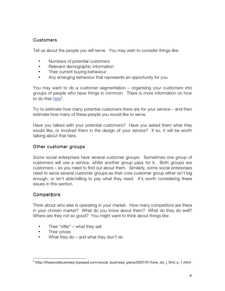 How to write a business plan pdf picture