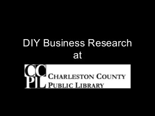 DIY Business Research
at
 