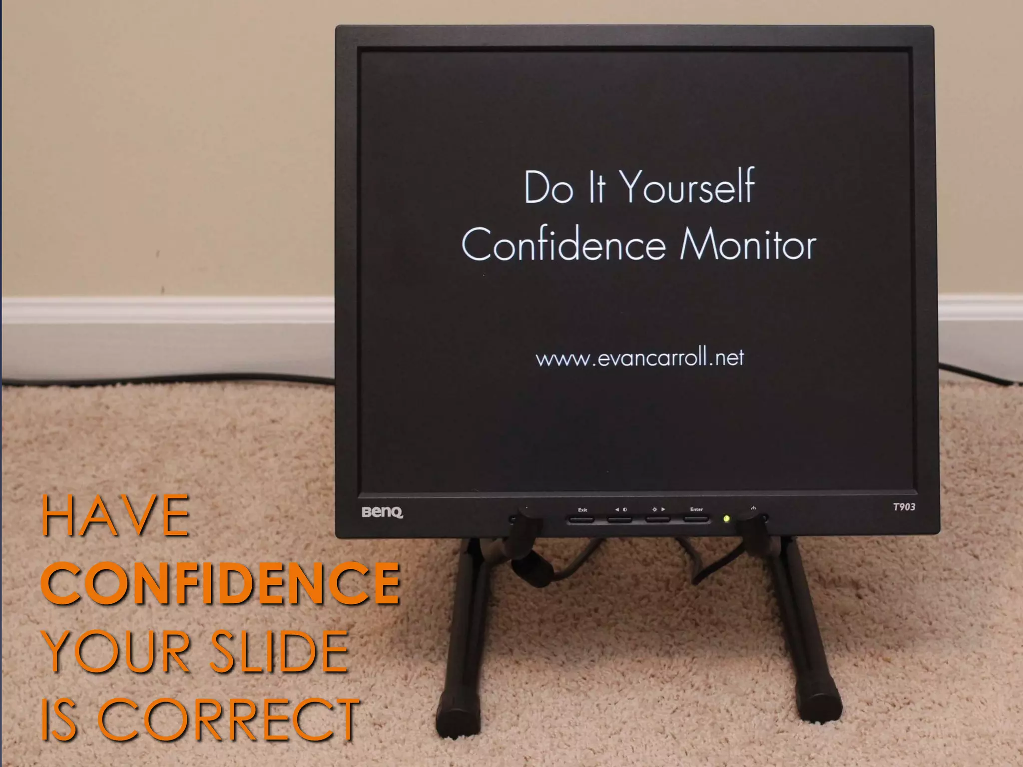 Create a DIY Confidence Monitor for Your Events | PPTX | Computer ...