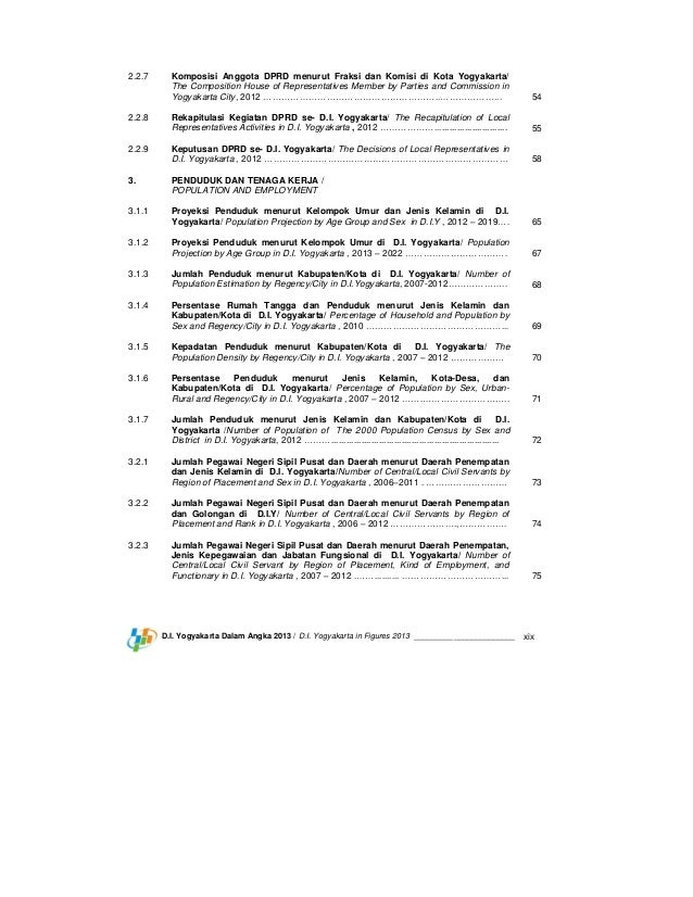 Diy dalam angka_2013