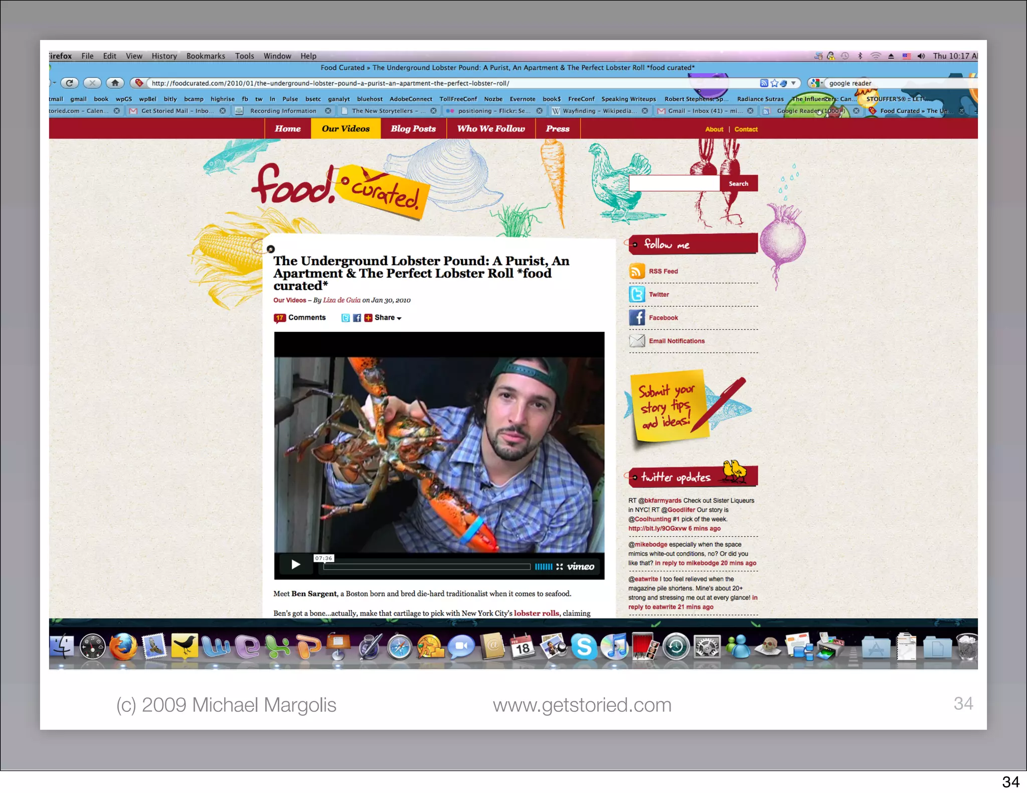 (c) 2009 Michael Margolis   www.getstoried.com   34



                                                      34
 